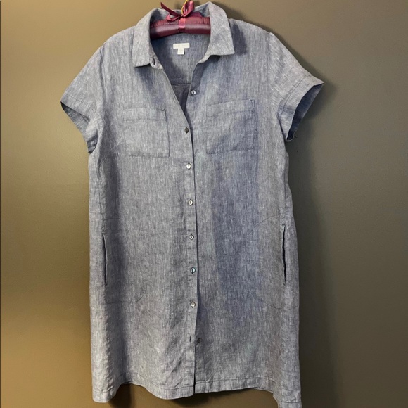 J. Jill Dresses J Jill Linen Shirt Dress Poshmark